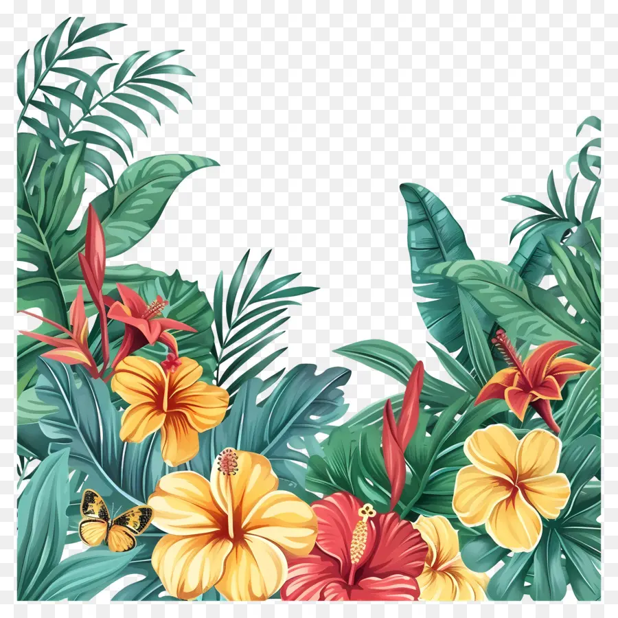 Fleur Tropicale，Fleurs Tropicales PNG