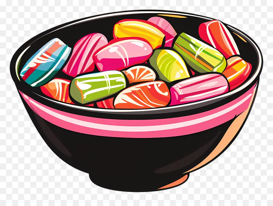 Bol De Bonbons Colorés，Bol PNG