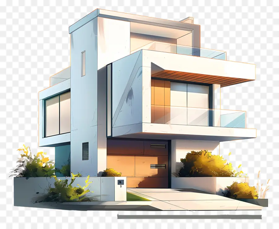 Maison Moderne，Architecture PNG