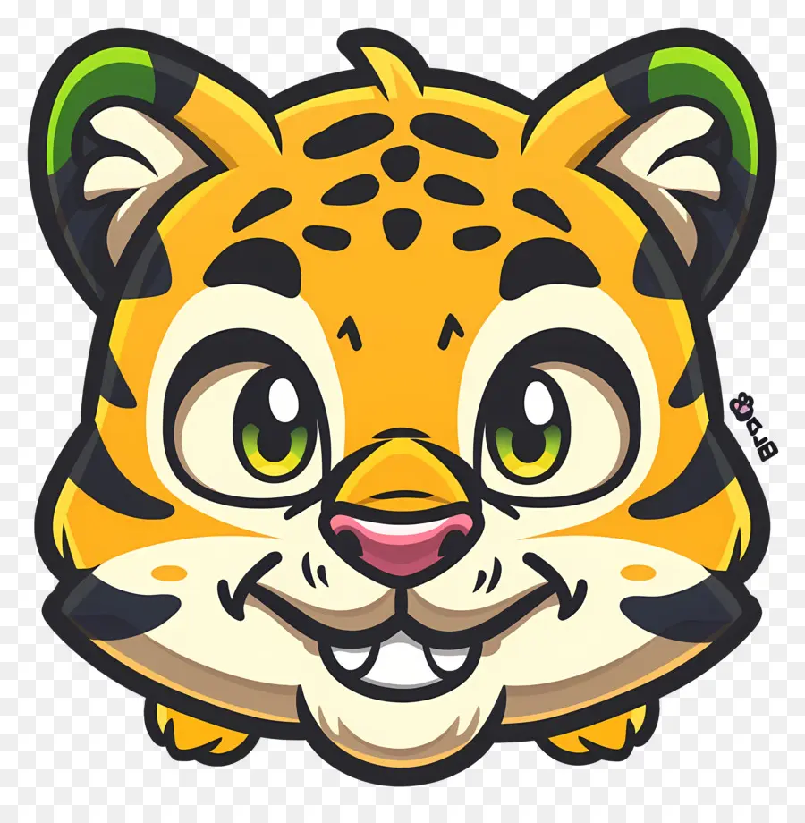 Visage De Tigre Mignon，Tigre PNG