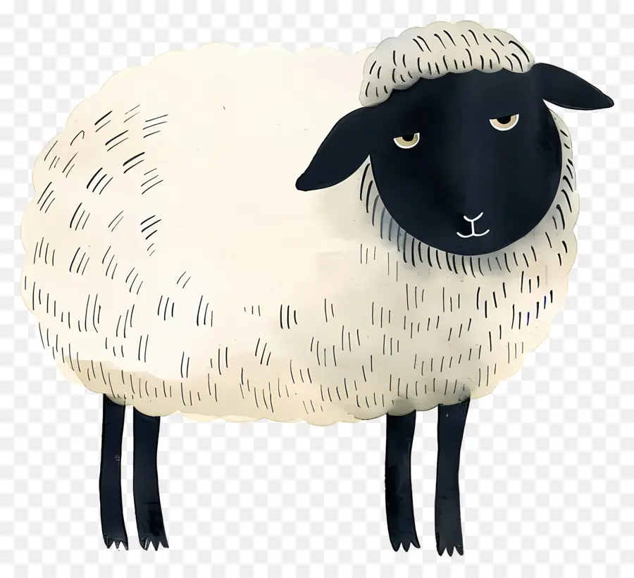 Mouton Blanc，Laine PNG