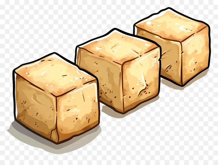 Cubes De Tofu，Soja PNG