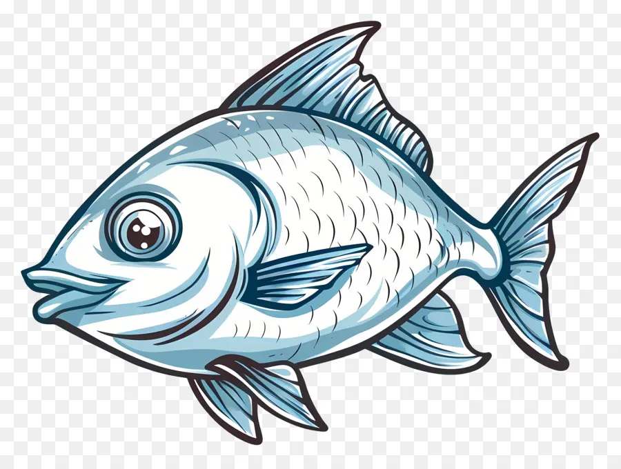 Les Poissons，Poisson Blanc PNG