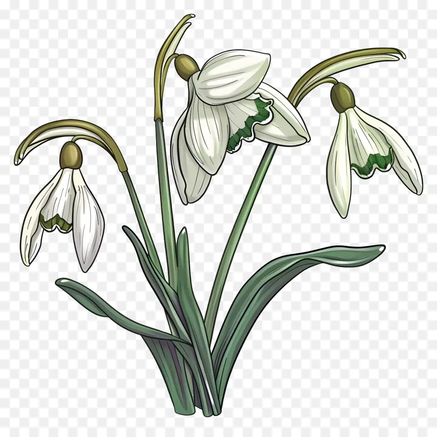 Perce Neige, De La Fleur，Perce Neige PNG