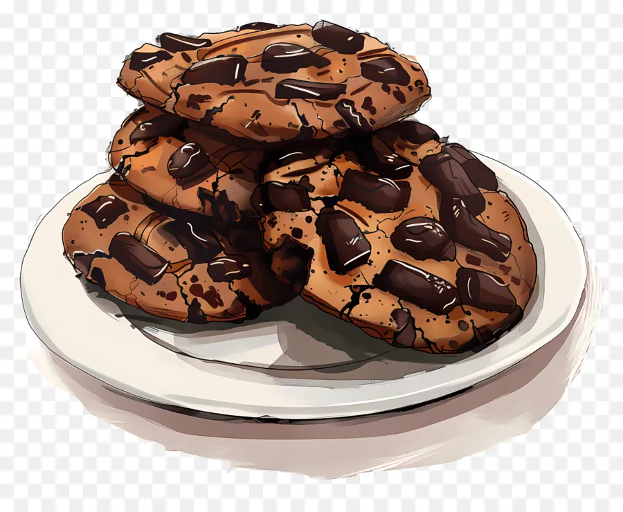 Cookies，Pépite De Chocolat PNG