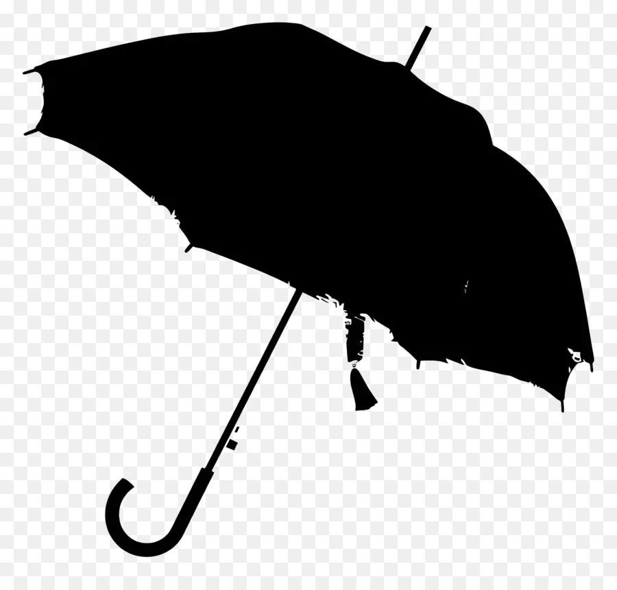 Parapluie Silhouette，Parapluie PNG