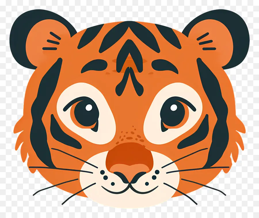 Visage De Tigre，Tigre PNG