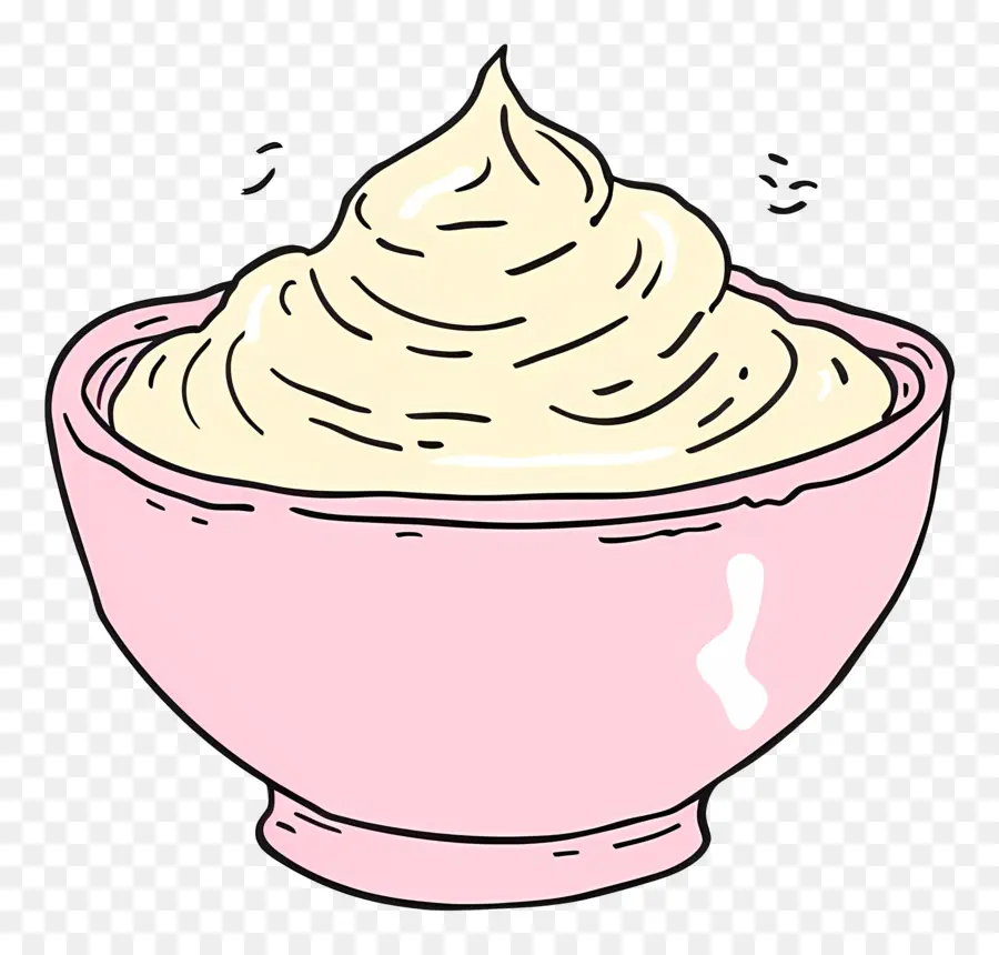 Bol De Pâte，Bol Rose PNG