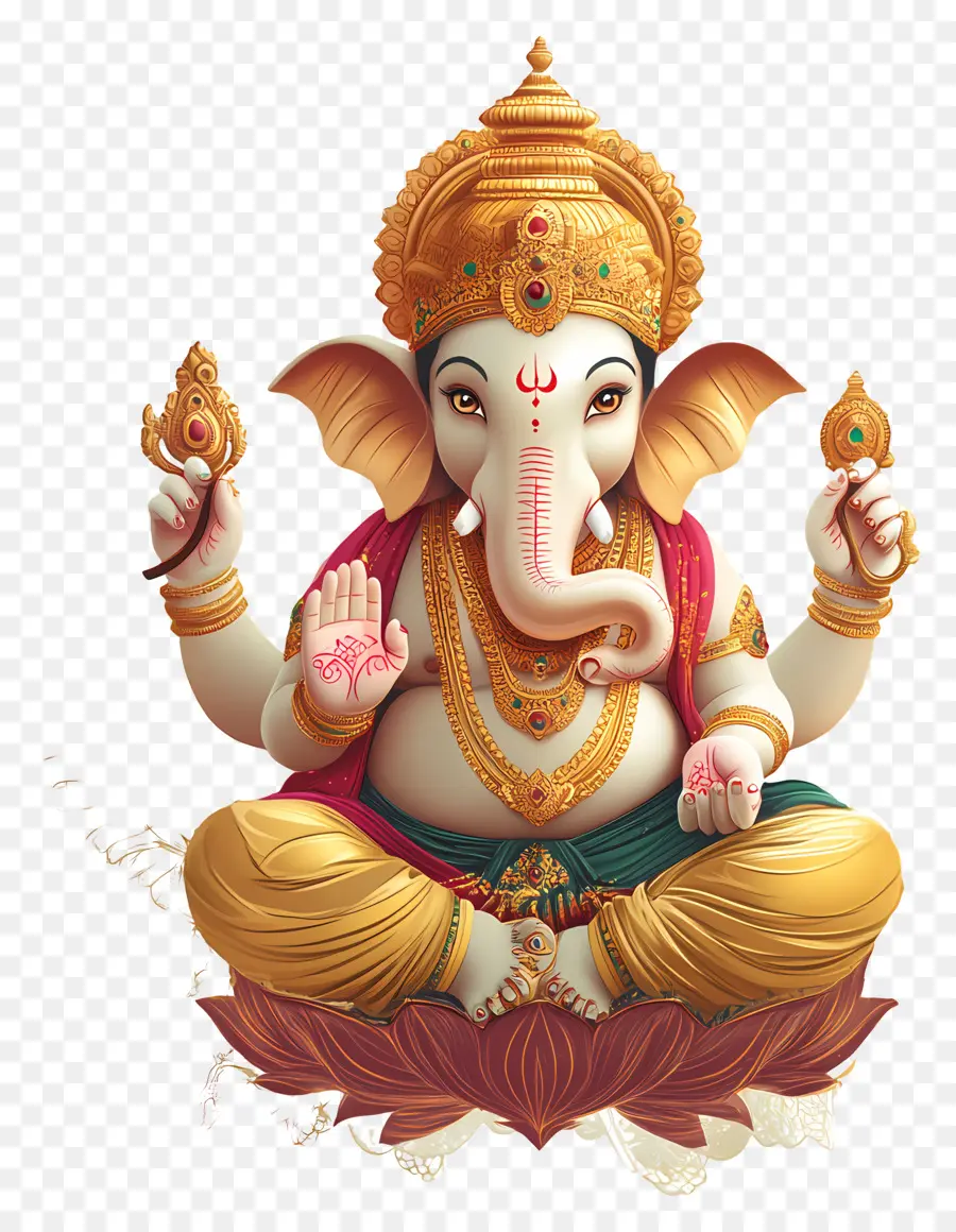 Chaturthi Ganesh，Lord Ganga PNG