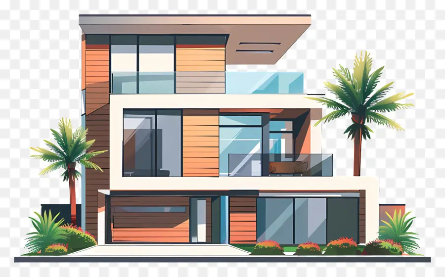 Maison Moderne，Architecture PNG