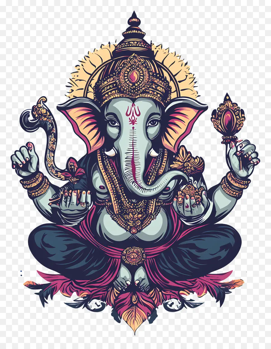 Chaturthi Ganesh，Seigneur Ganesha PNG