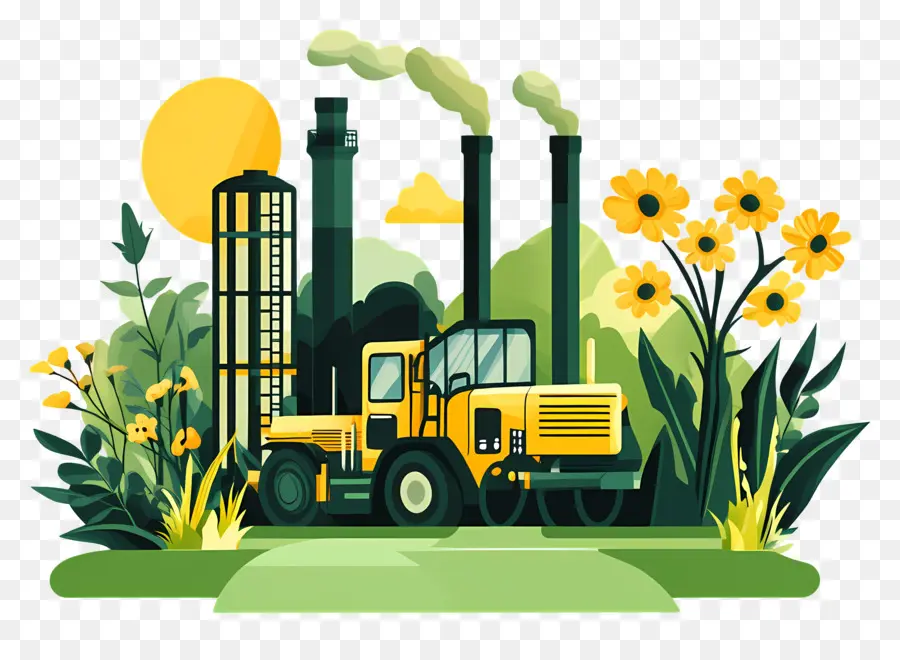 Usine De Fleurs，Machinerie PNG