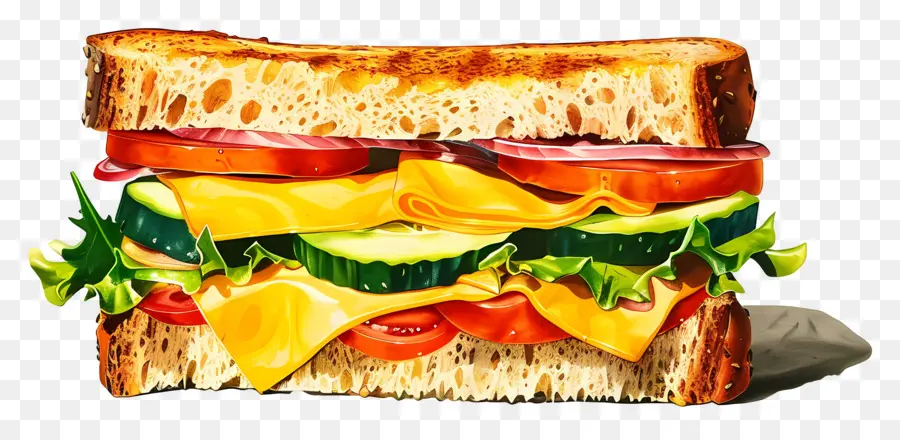 Sandwich，Déjeuner PNG