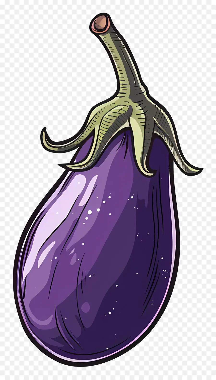 L'aubergine，Violet PNG