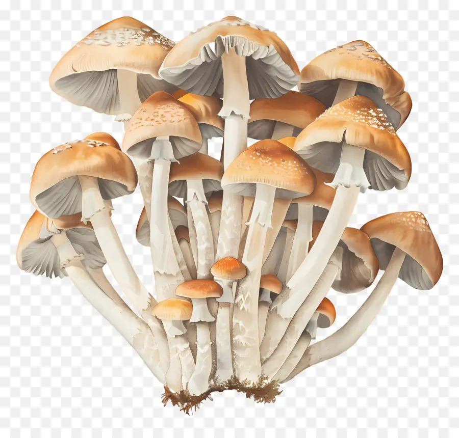 Champignons Rouges，Nature PNG