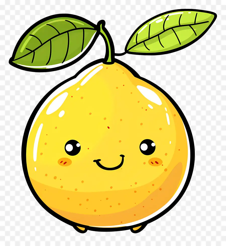 Mignon Citron，Dessin Animé De Citron PNG