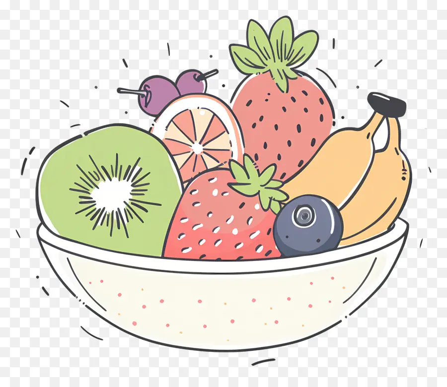 Bol De Fruits，Fruit PNG