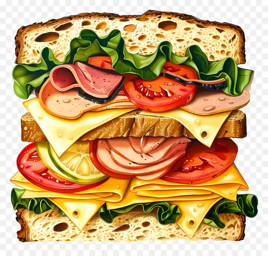 Sandwich，Pain PNG