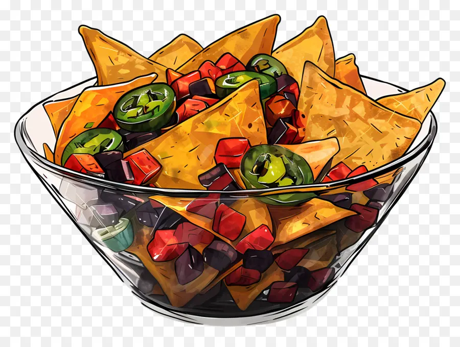 Nachos，Bol PNG