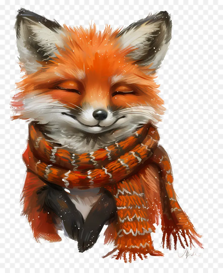 Renard，Foulard PNG