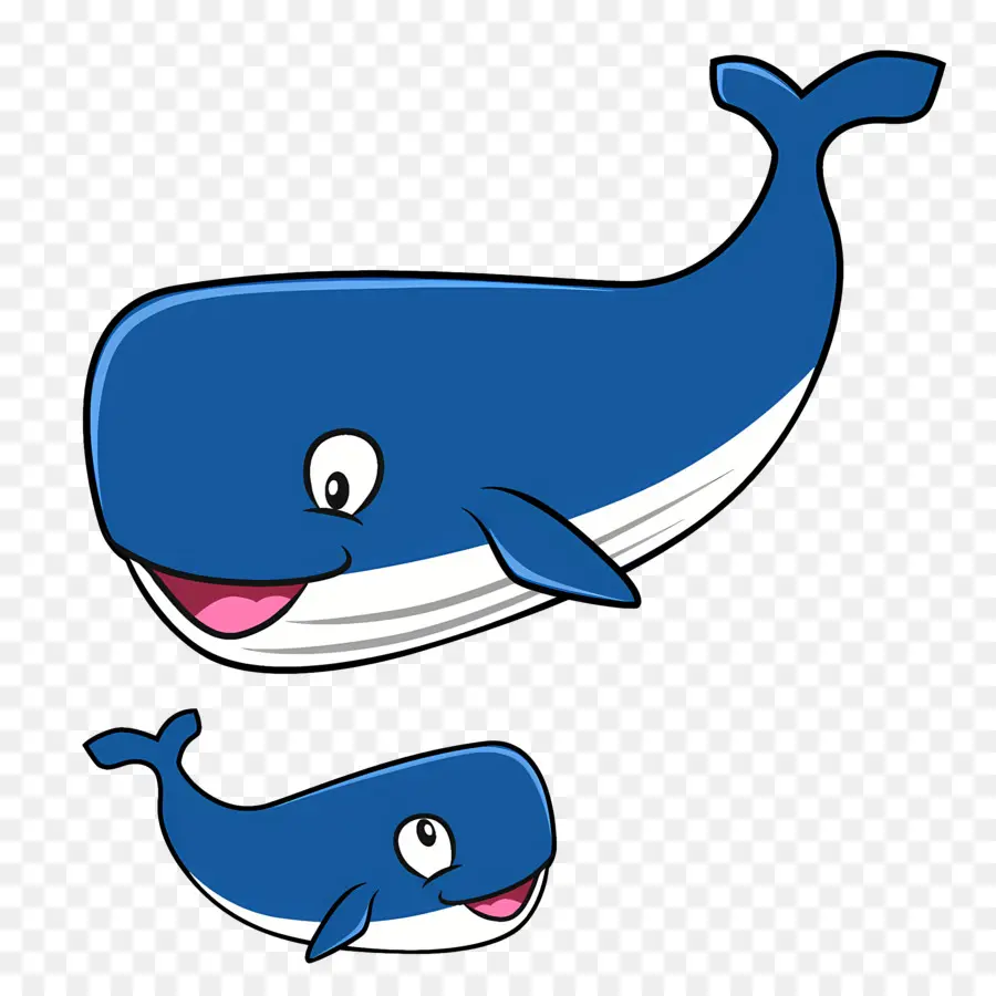 Baleine，Bleu PNG