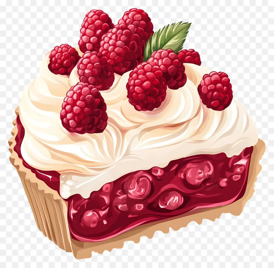 Tarte Aux Framboises，Crème PNG