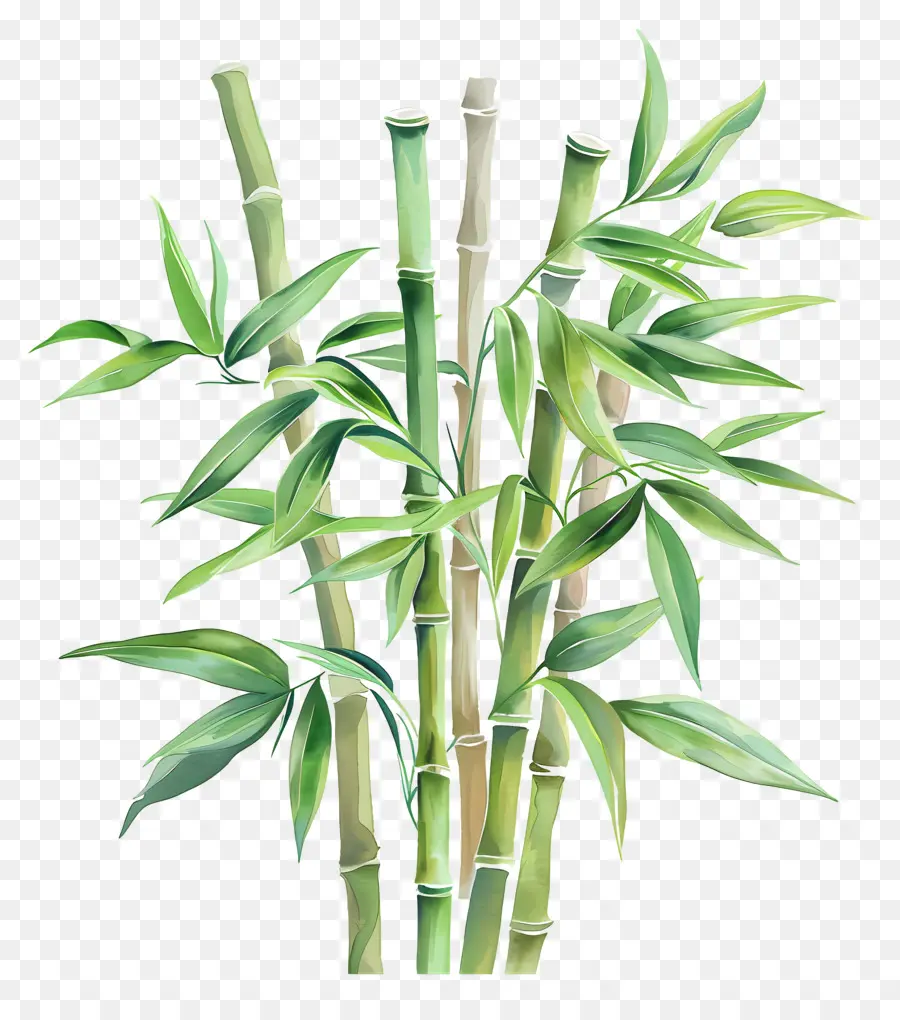 Plante De Bambou，Pot PNG