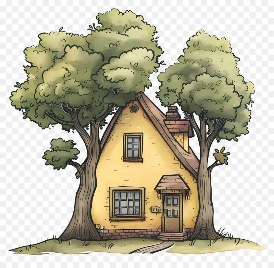 Cabane Dans Les Arbres，Arbres PNG