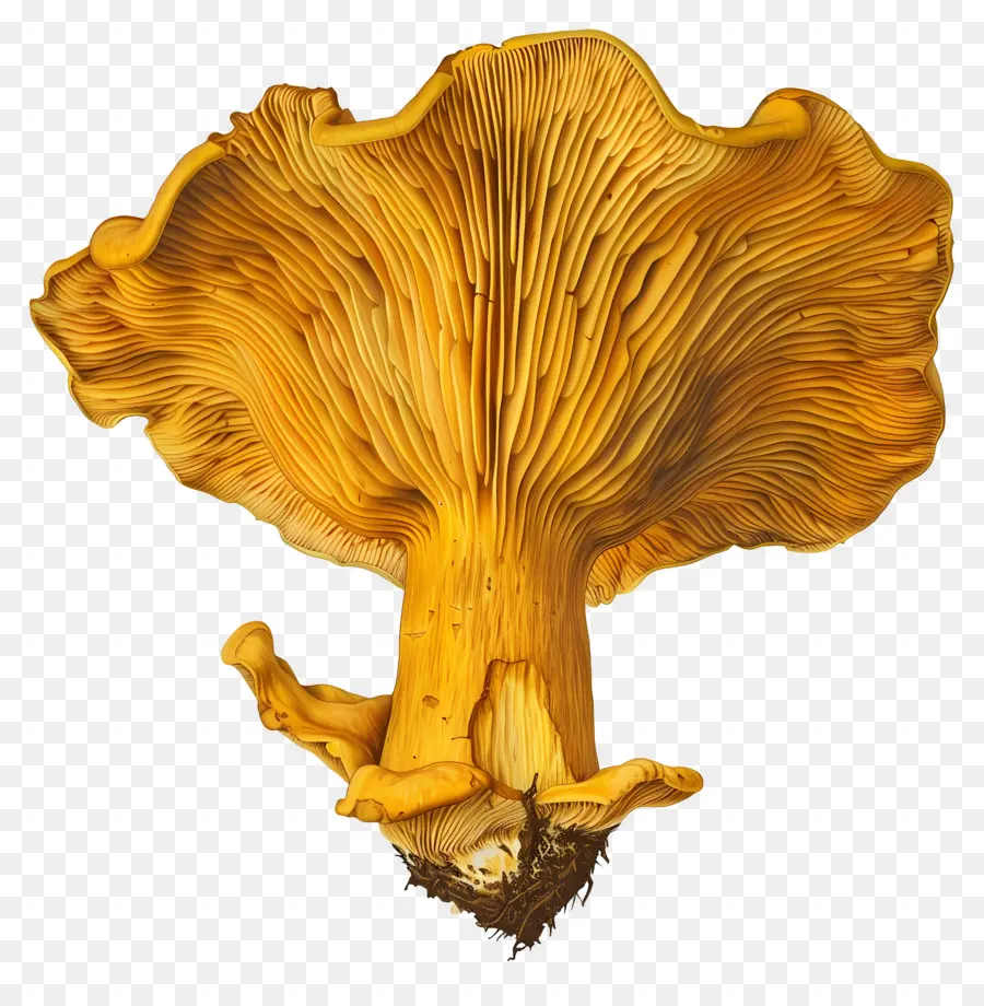 Chanterelle Mushroom，Champignons PNG