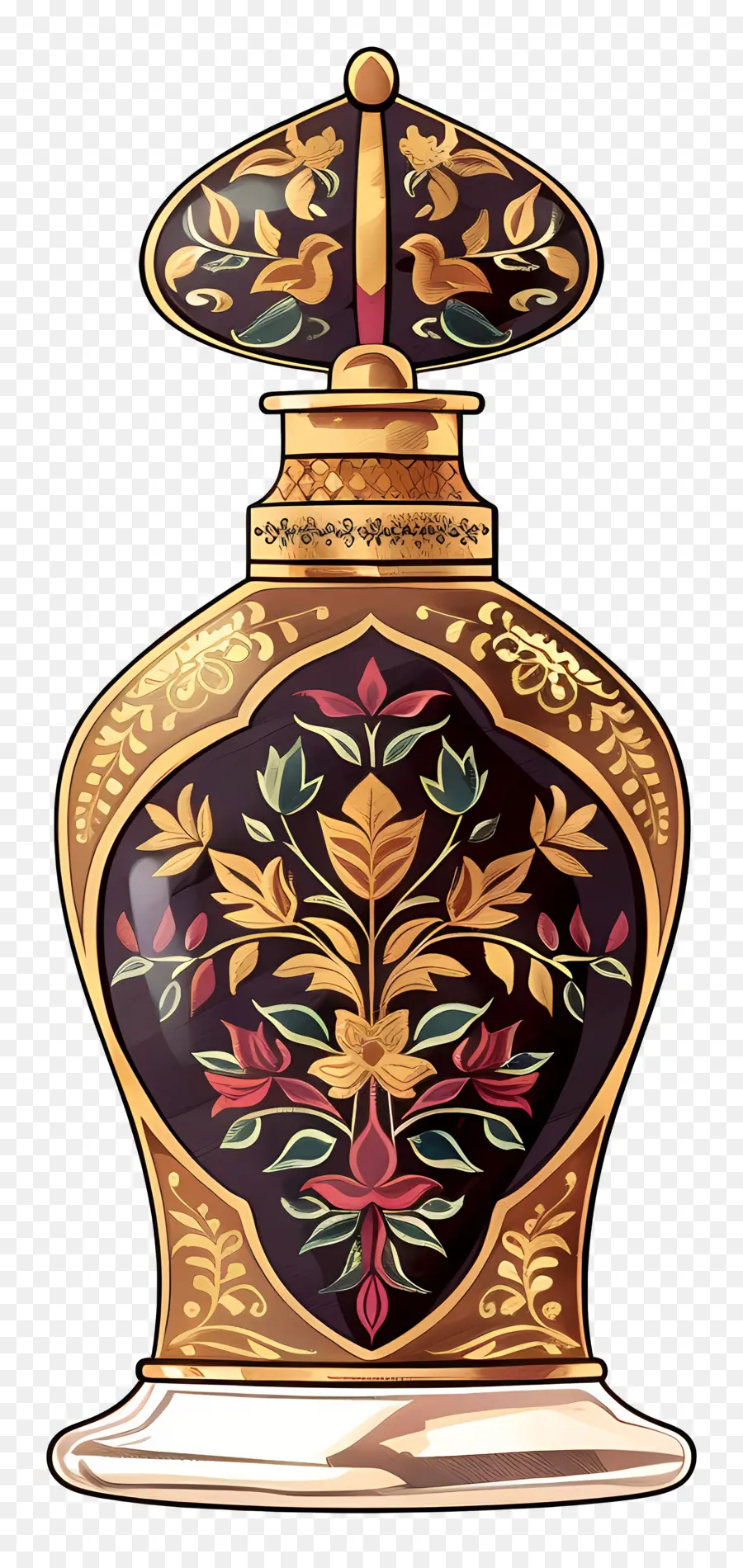 Bouteille De Parfum，Or Bouteille De Parfum PNG