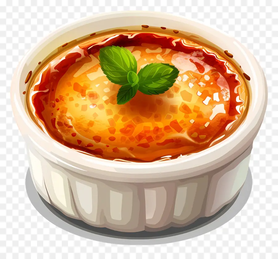 Crème Brûlée，Ragoût De Poulet PNG