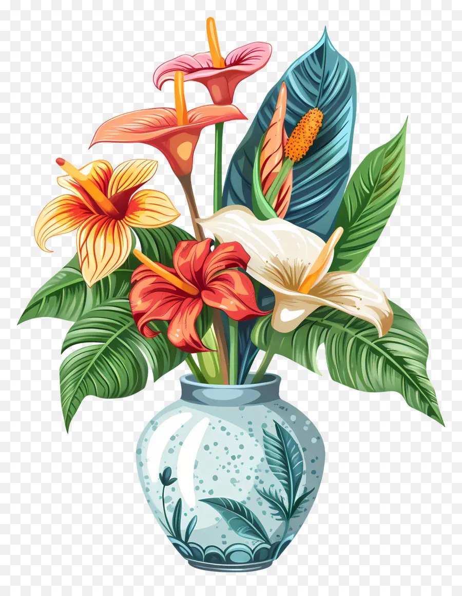 Fleur Tropicale，Fleurs Tropicales PNG