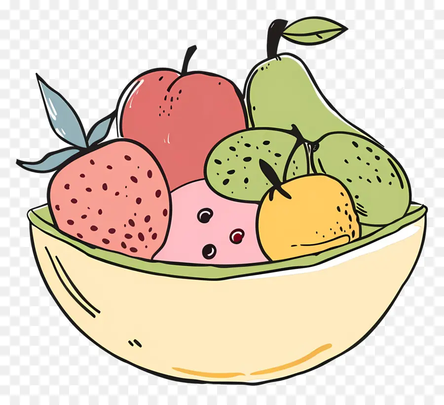 Bol De Fruits，Fruits PNG