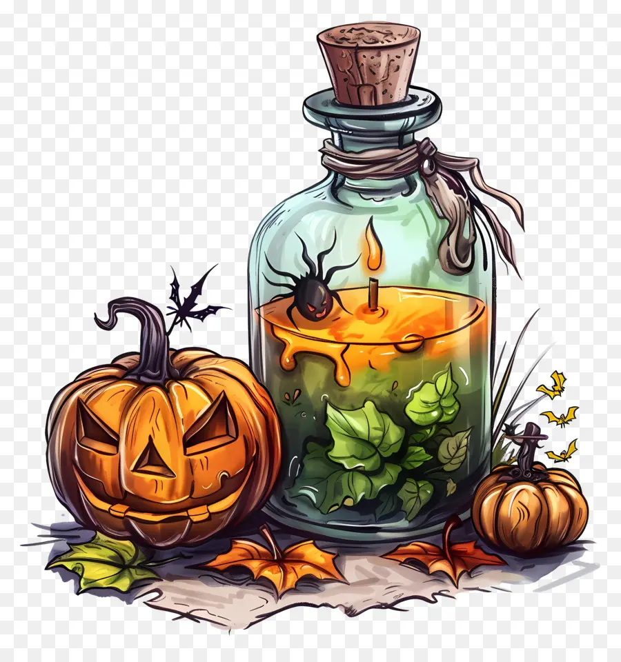 Poison D'halloween，Décor D'halloween PNG