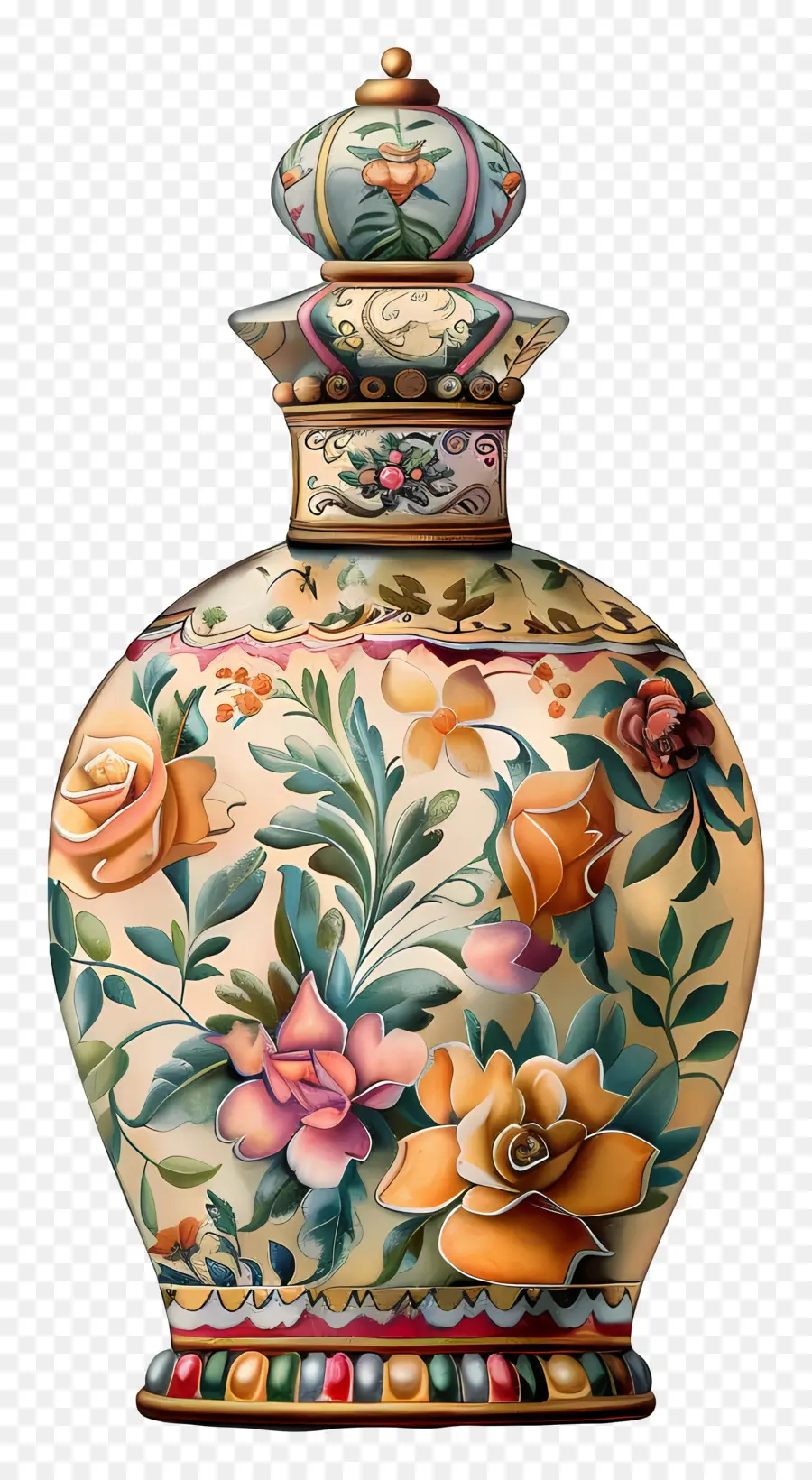 Bouteille De Parfum，Vase PNG