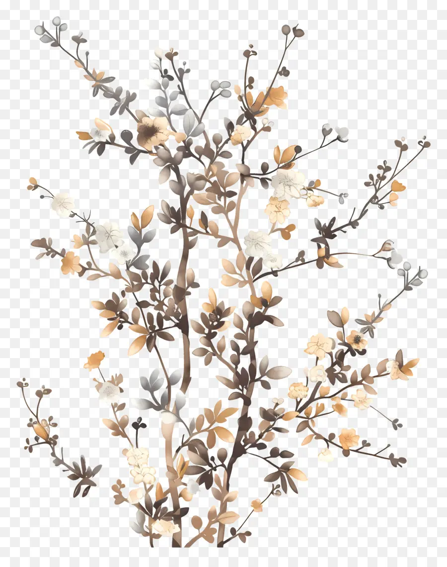 Branches De Fleurs，Fleurs PNG