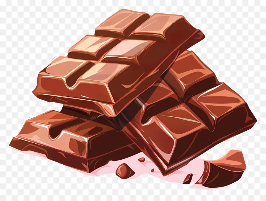 Chocolat，Les Barres De Chocolat PNG