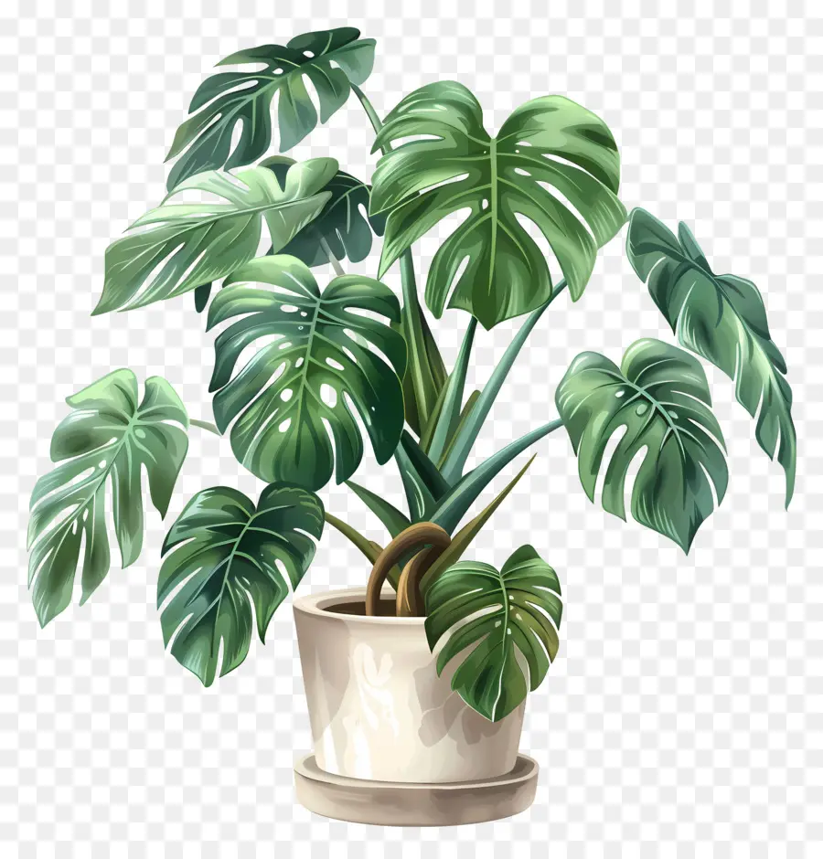 Délicieuse Plante Monstera，Monstre Plante PNG