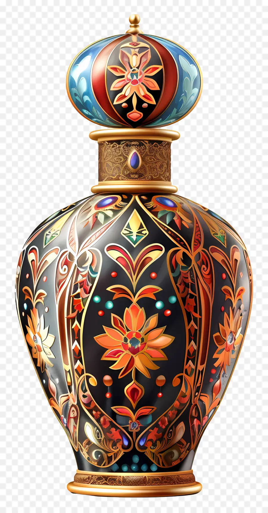 Bouteille De Parfum，Vase Orné PNG