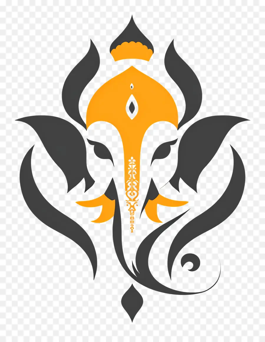 Chaturthi Ganesh，Logo éléphant PNG