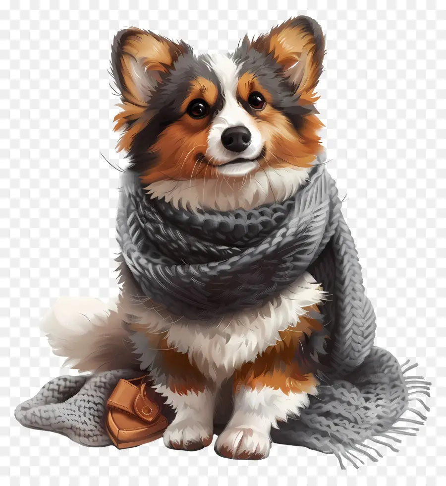 Chien En écharpe，Foulard PNG