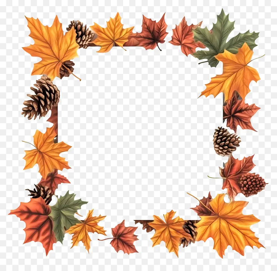 Couronne D'automne，Feuilles PNG