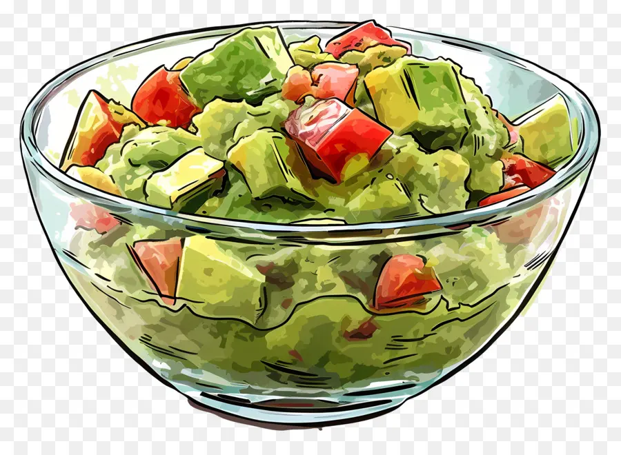 Bol De Guacamole，Guacamole PNG