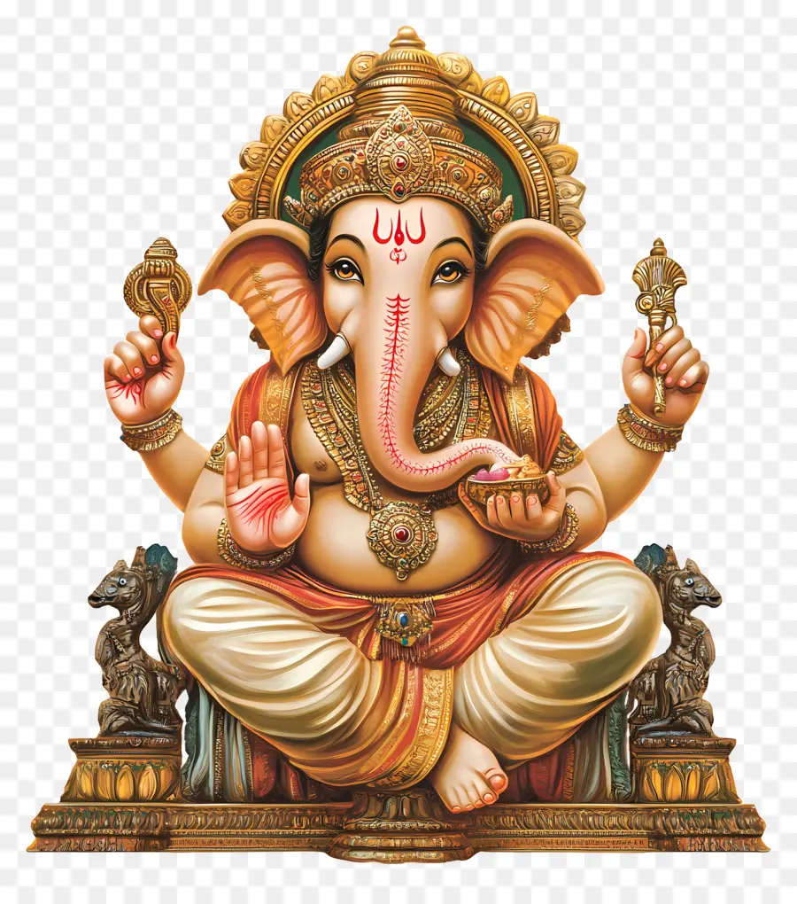 Chaturthi Ganesh，Seigneur Ganesha PNG