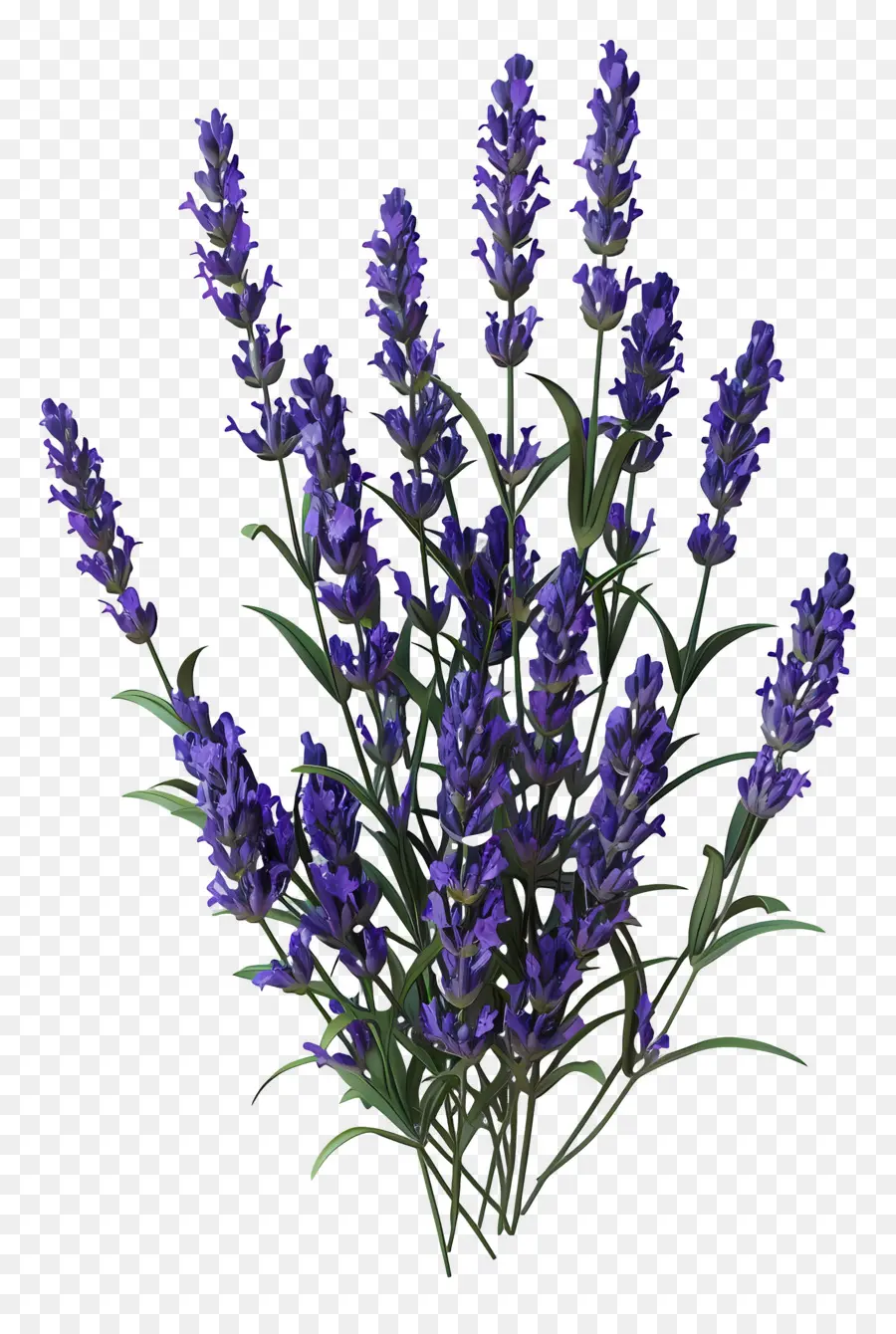 Lavande 3d，Fleurs De Lavande PNG