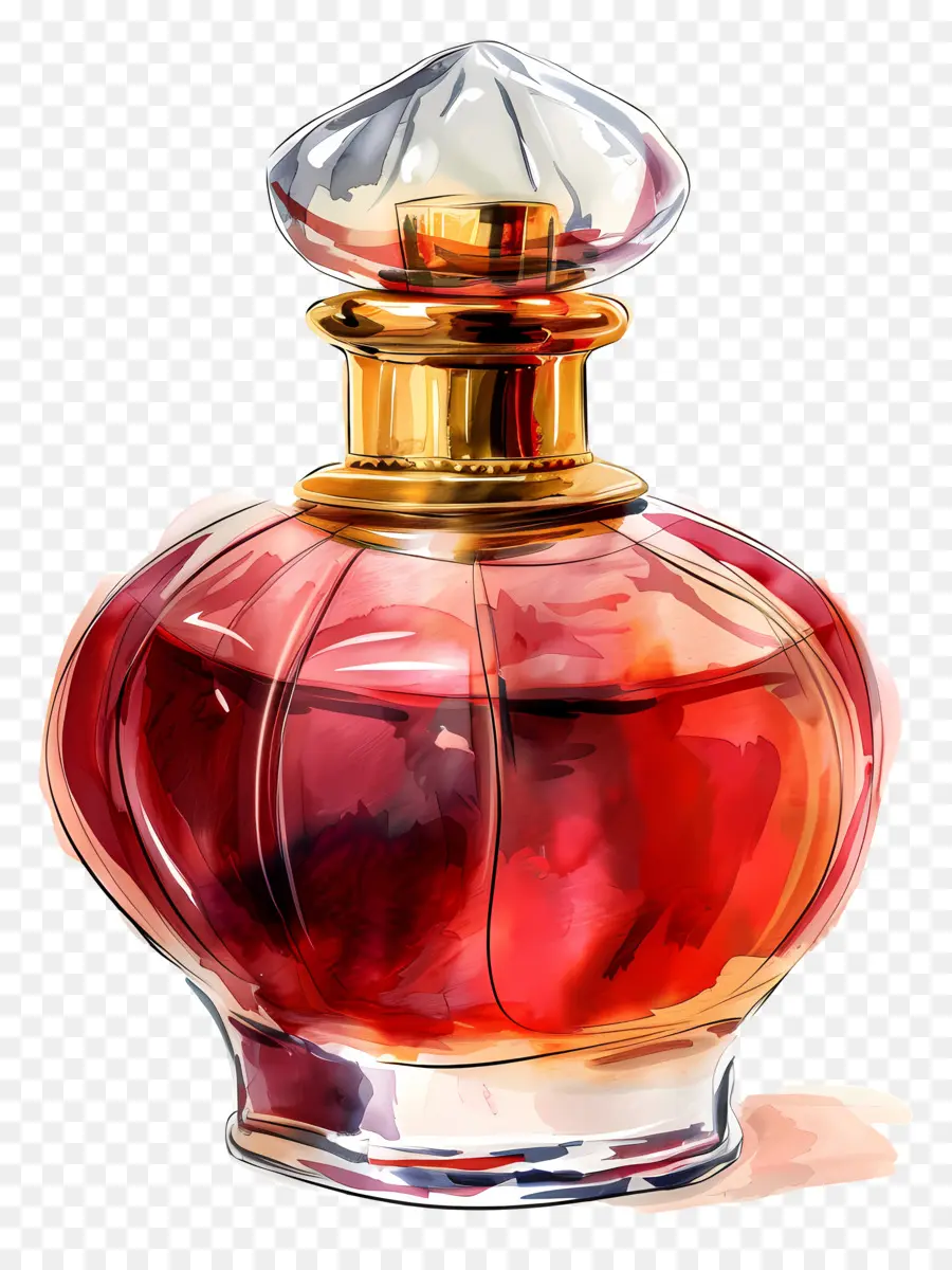 Bouteille De Parfum，Bouteille De Parfum De La Peinture PNG