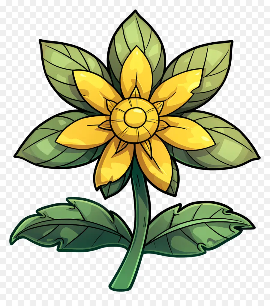 Dessin Animé De Fleurs，Tournesol PNG