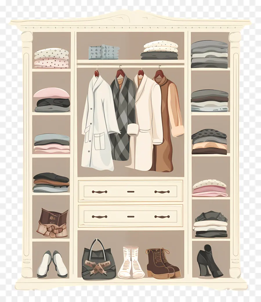 Armoire Avec Des Vêtements，Vêtements PNG