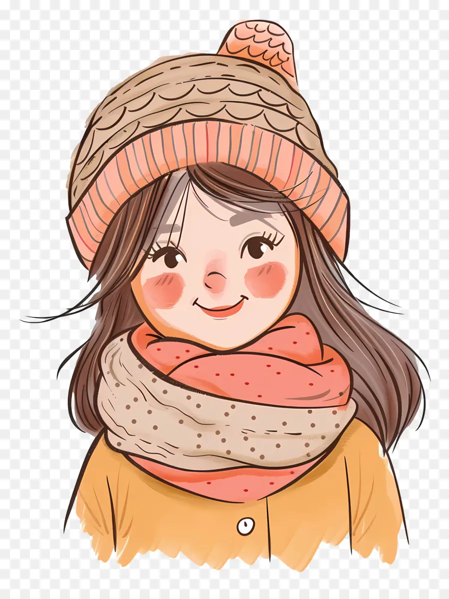 Fille En Hiver，La Mode D'hiver PNG