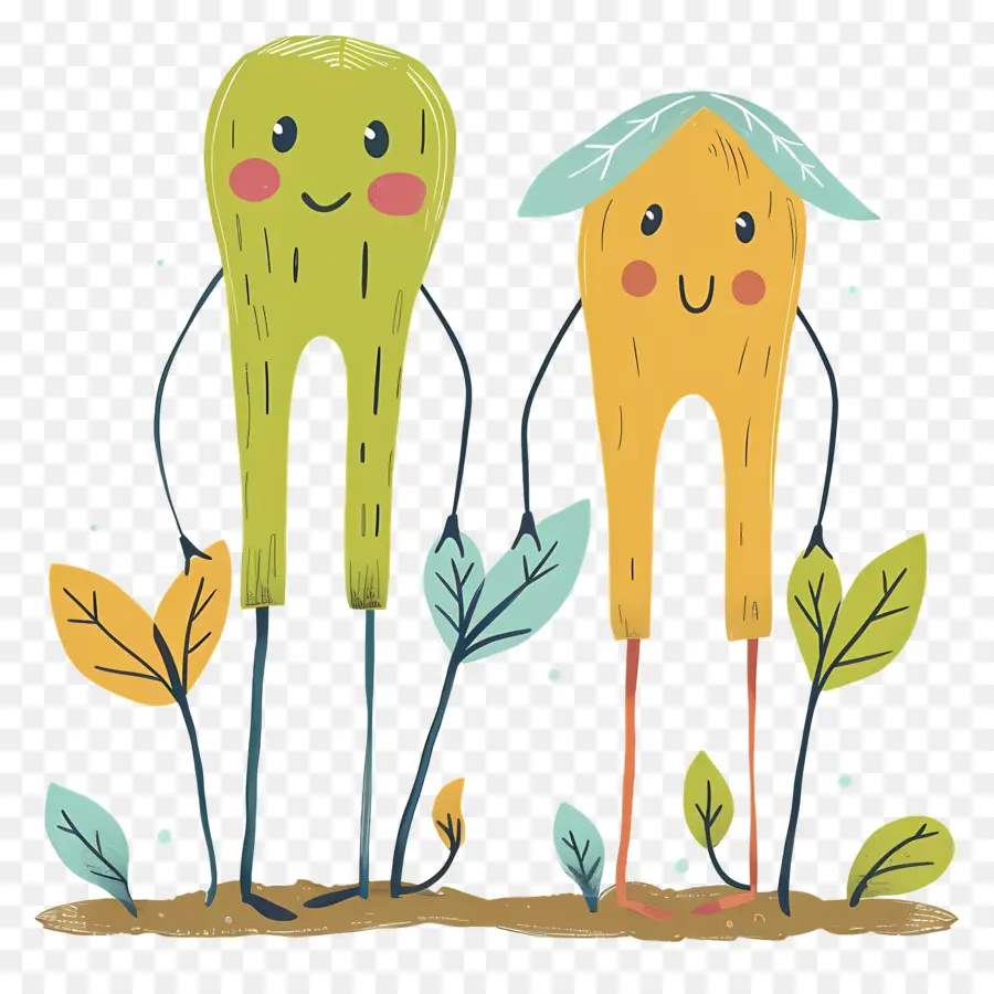 Plant，Couple Heureux PNG